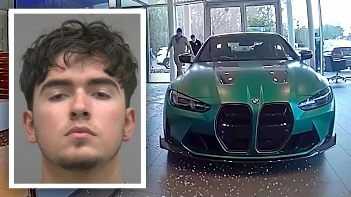 Florida Driver Accused of Crashing Into a Gainesville BMW Showroom After a Failed Credit Check Appears in Newly Released Bodycam Footage